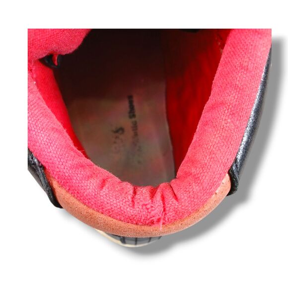 Pro Keds Sneaker Size 12 Black Red Leather Upper  Royal Plus Hi D-Ring Rare 2011 - Picture 7 of 16